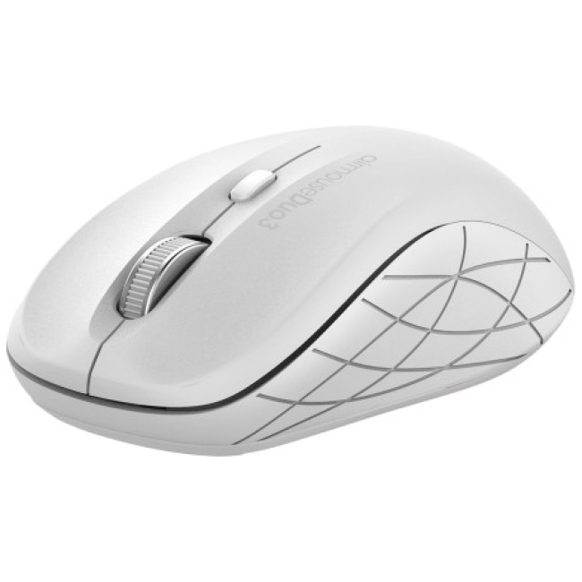 Alcatroz AIRMOUSE DUO 3 Wireless/BT Silent Mouse White