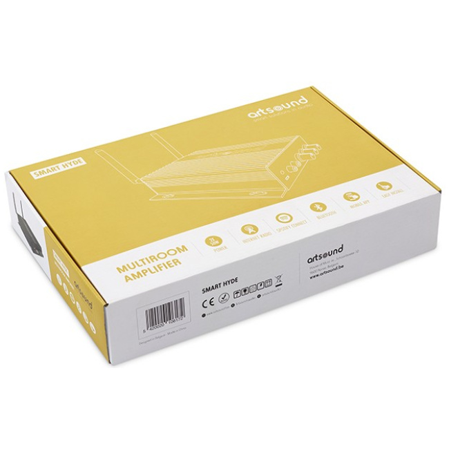 Artsound SMART HYDE Multiroom Amplifier 2x50W@4ohm BT-USB-WiFi-LAN-Airplay-Optical - Image 7