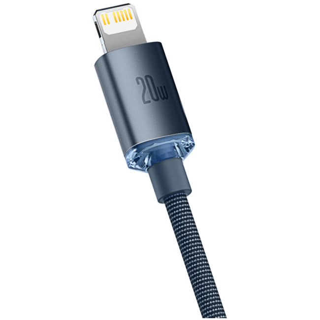 Baseus Cable Lightning to USB-C Crystal Series 2.0m White - Image 13