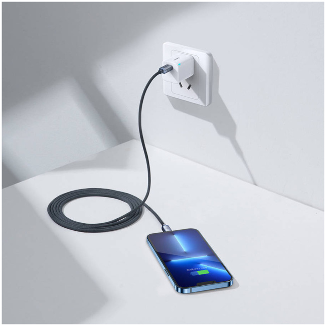 Baseus Cable Lightning to USB-C Crystal Series 2.0m White - Image 7