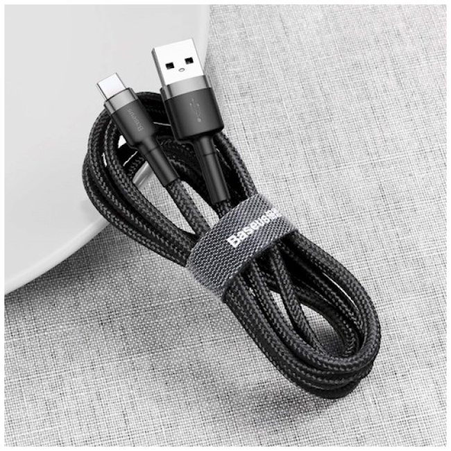 Baseus Cafule Braided Type-C Cable 2.0A 2.0m Grey - Image 11