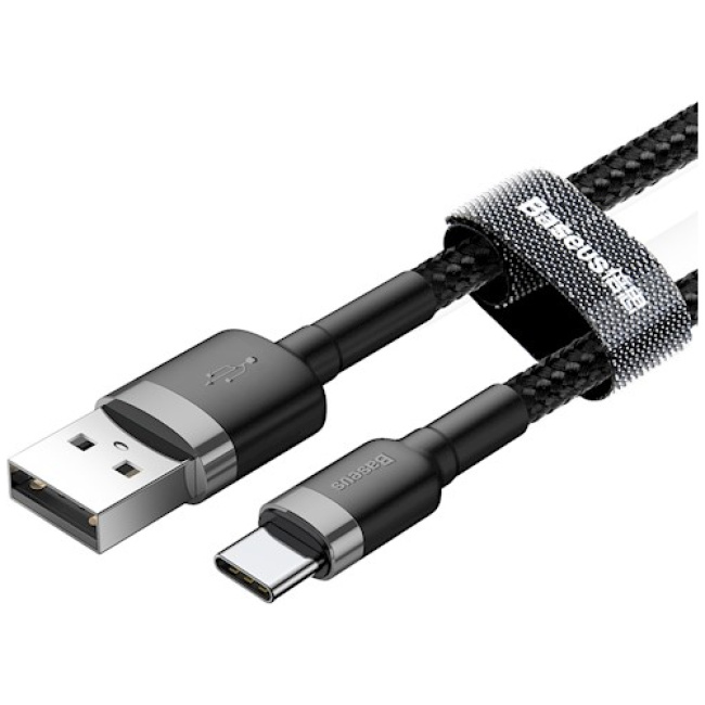 Baseus Cafule Braided Type-C Cable 2.0A 2.0m Grey - Image 12