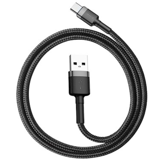 Baseus Cafule Braided Type-C Cable 2.0A 2.0m Grey - Image 9