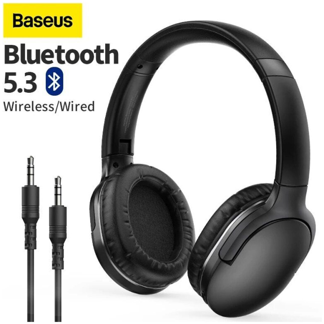 Baseus Encok Wireless Headphone D02 Pro Black - Image 2