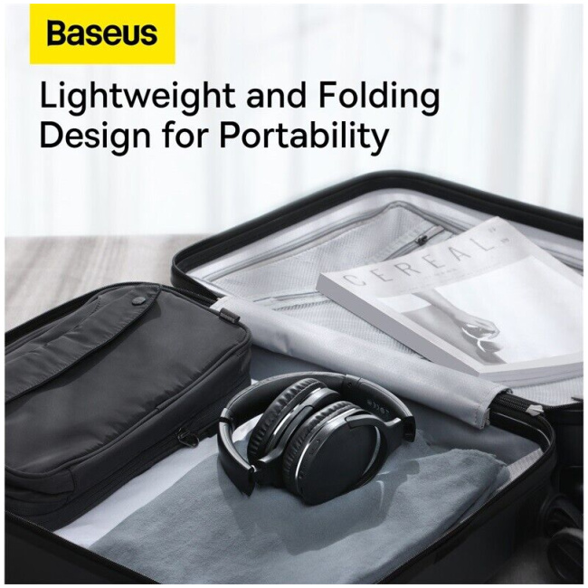 Baseus Encok Wireless Headphone D02 Pro Black - Image 4
