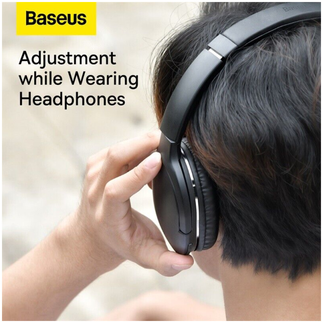 Baseus Encok Wireless Headphone D02 Pro Black - Image 5