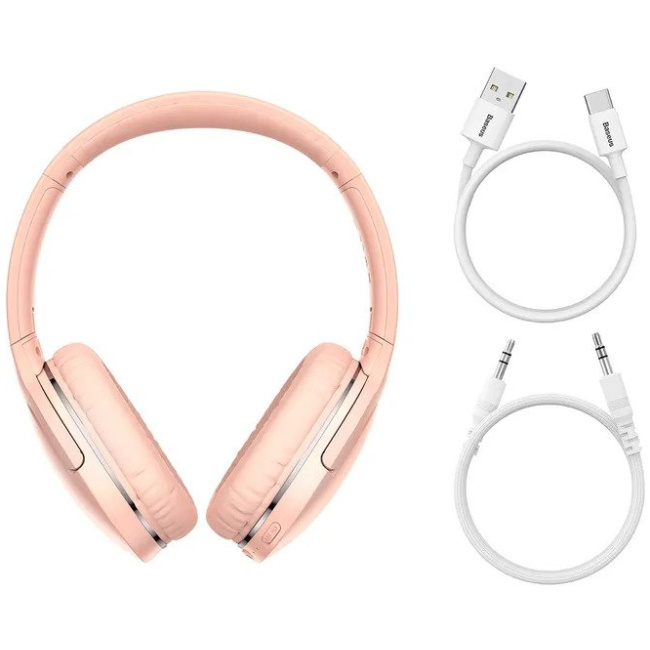 Baseus Encok Wireless Headphone D02 Pro Pink - Image 7