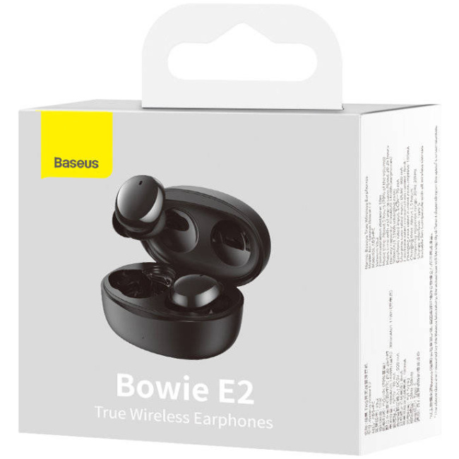 Baseus Headphones In Ear TWS Bowie E2 Black - Image 6