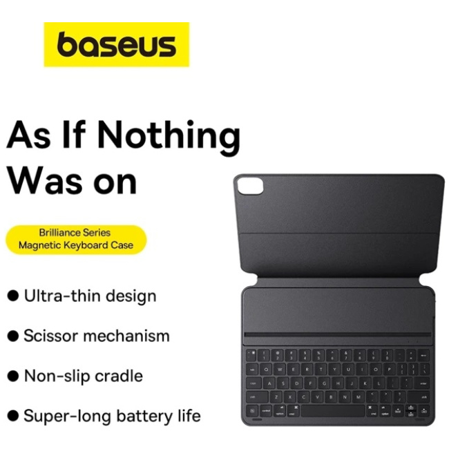 Baseus IT Bluetooth Keyboard with Magnetic Case Pad 10 2022 10.9'' - Image 7
