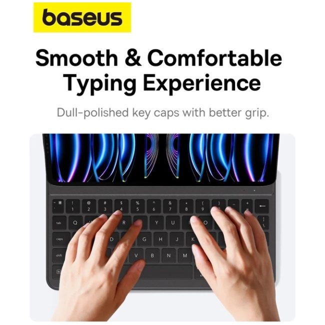Baseus IT Bluetooth Keyboard with Magnetic Case for Air4/Air5/iPad Pro 11 - Image 4