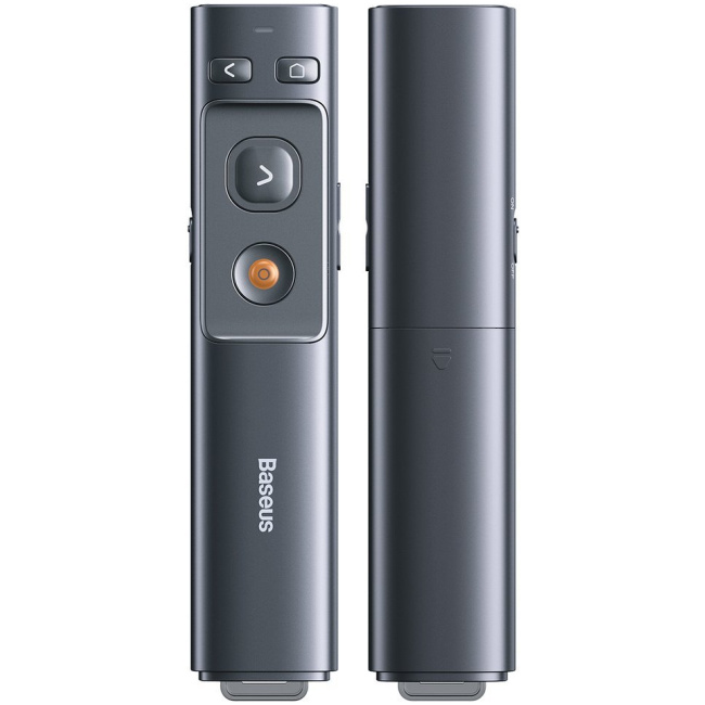 Baseus OrangeDot Wireless Laser Presenter Grey