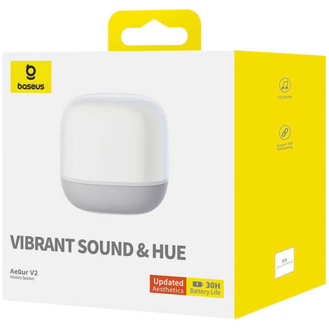 Baseus Speaker Wireless AeQur V2 Moon White - Image 11