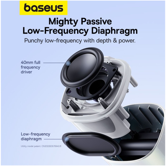 Baseus Speaker Wireless AeQur V2 Moon White - Image 6
