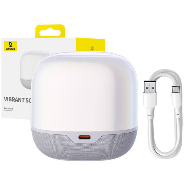 Baseus Speaker Wireless AeQur V2 Moon White - Image 10