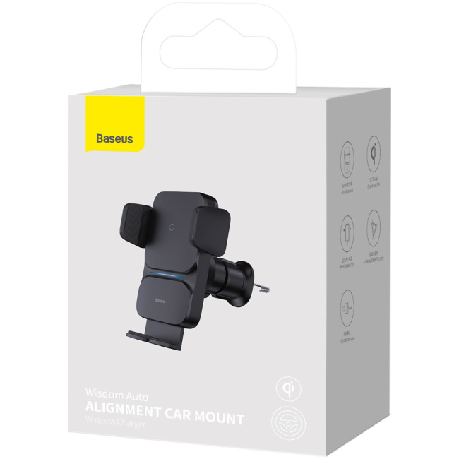 Baseus Wisdom Auto Alignment Car Mount Wireless Charger QI 15W - Image 12