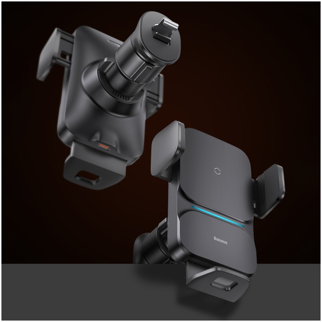 Baseus Wisdom Auto Alignment Car Mount Wireless Charger QI 15W - Image 5