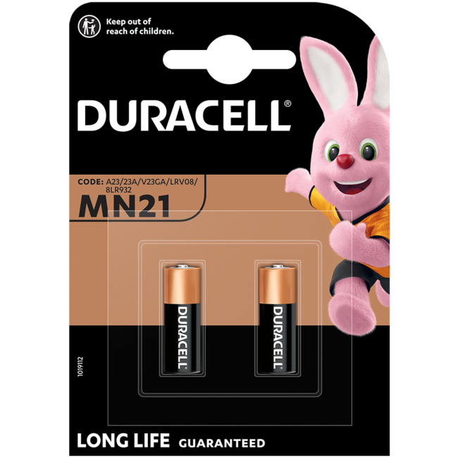 Duracell Alkaline-Micro MN21/A23 2pc Batteries