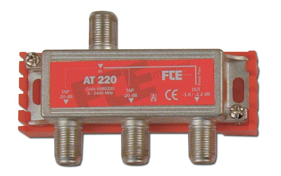 FTE AT220 2-Way Tap 5-2400mhz FTE AT220 2-Way Tap 5-2400mhz - Image 1