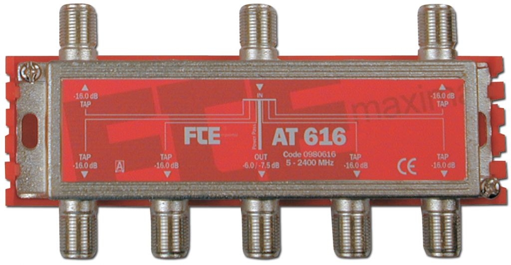 FTE AT616 6-Way Tap 5-2400mhz FTE AT616 6-Way Tap 5-2400mhz - Image 1
