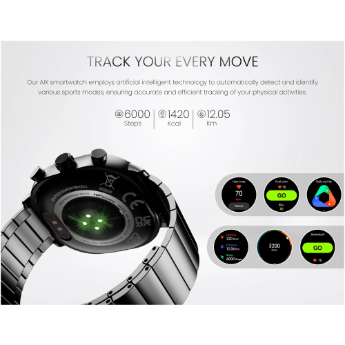 HiFuture AIX SmartWatch Black - Image 3