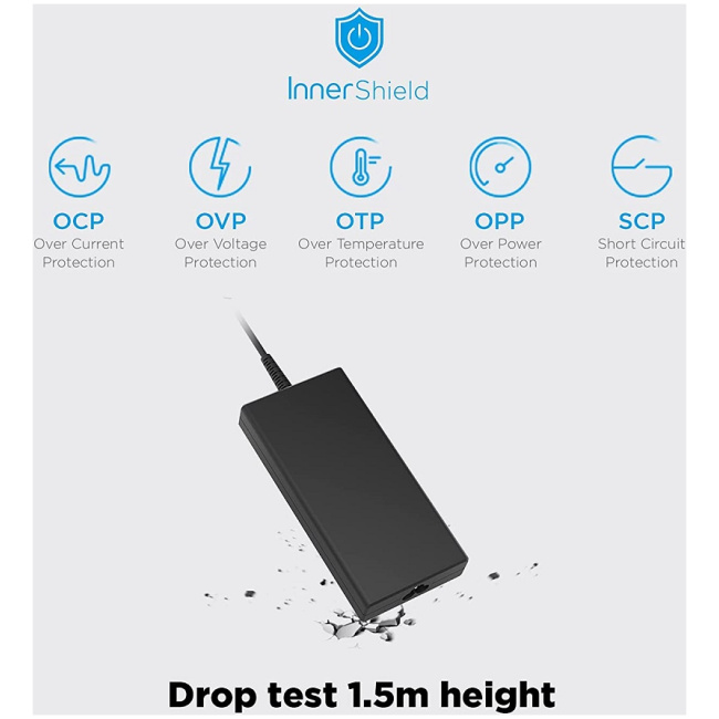 Innergie 180G Laptop Power Adapter 180W UK With 5 Laptop Tips - Image 4