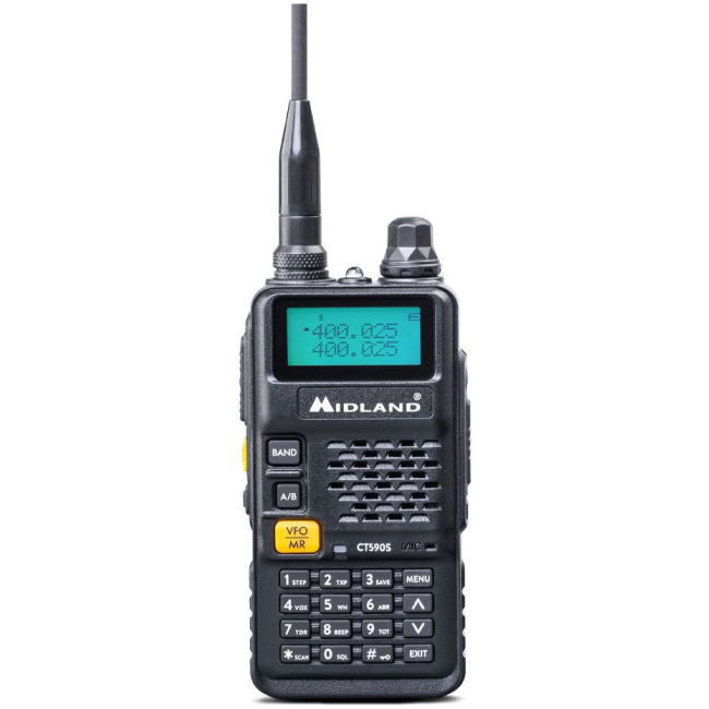 Midland CT590S Dual Band VHF/UHF Amateur Radio Black