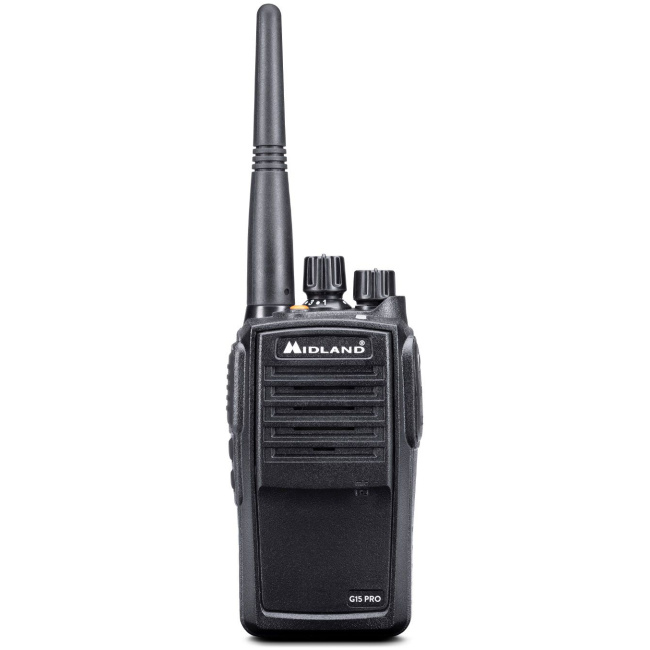 Midland G15 Pro PMR Radio IP67 Waterproof Rugged Aluminium Housing, Long Battery Life & PC Programmable - Image 2