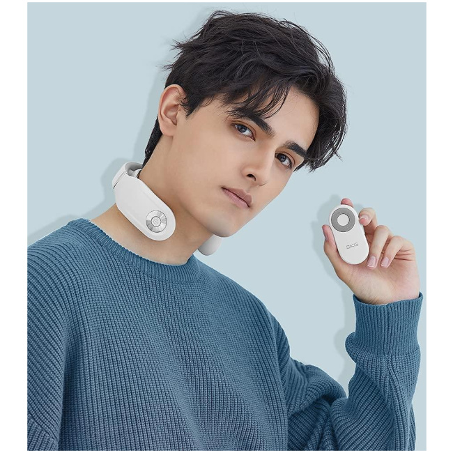 SKG Neck Massager Pulse-Heat-Remote-3xModes 4098E - Image 9