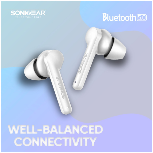 SonicGear EARPUMP TWS 5 PRO IPX5 Earphones Black - Image 5