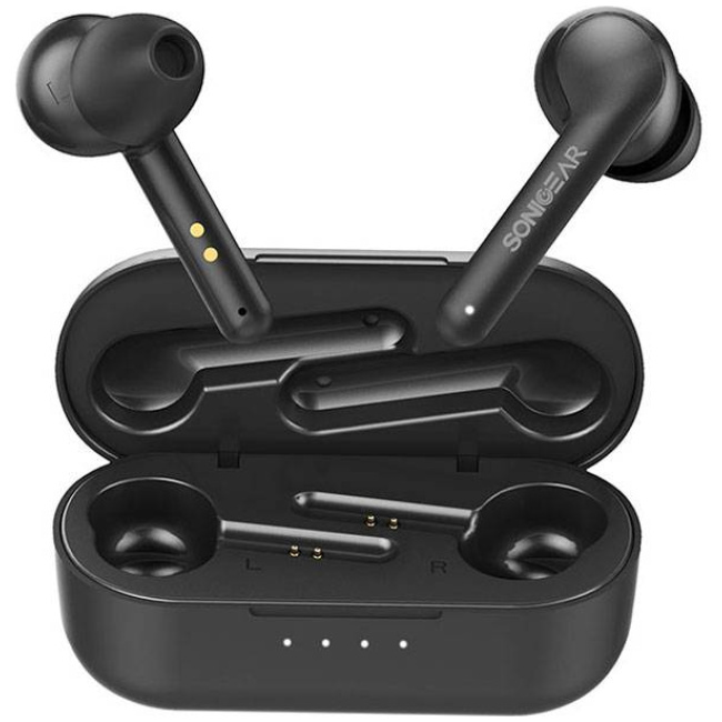 SonicGear EARPUMP TWS 5 PRO IPX5 Earphones Black