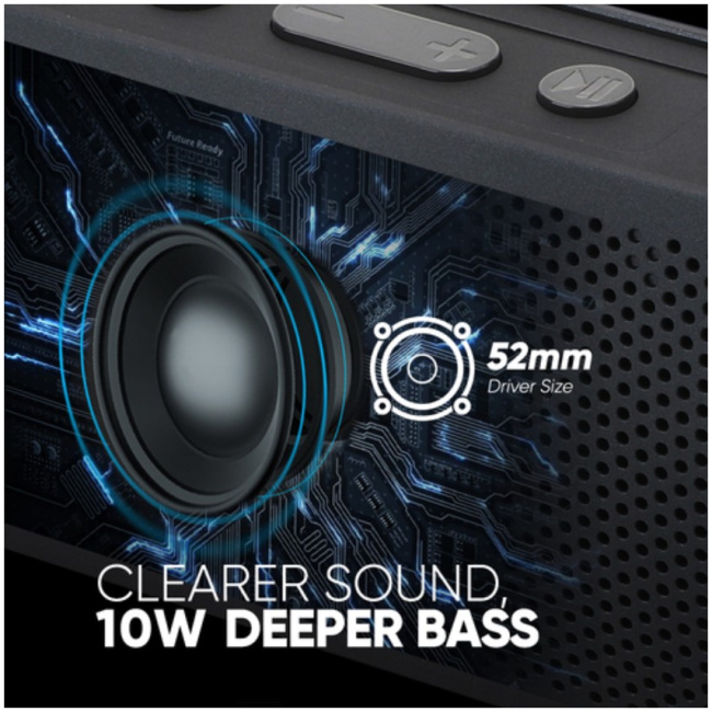 SonicGear SONICGO! RDO30-X Portable BT/FM/USB Speaker Gray - Image 8