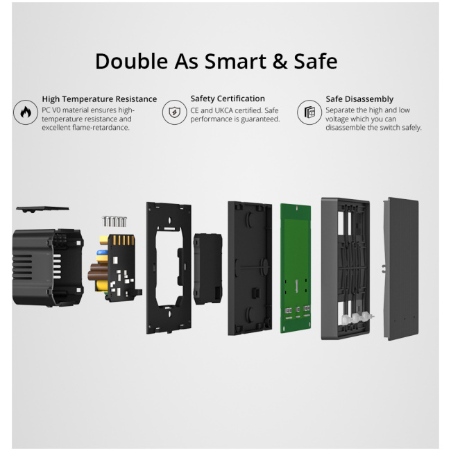 Sonoff M5 UK 2C (2 Buttons ) WiFi Smart Wall Mechanical Switch - Image 11