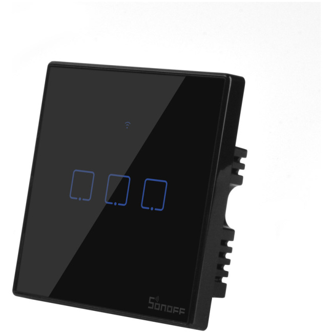 Sonoff T3 UK 3C WiFi Smart Wall Touch Switch Black - Image 10