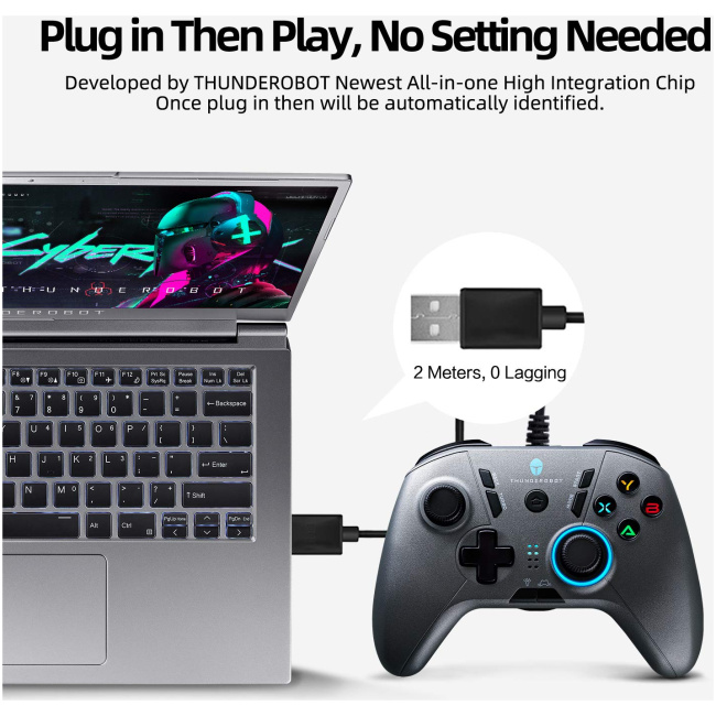 Thunderobot PC Gamepad With Vibration G30 - Image 9