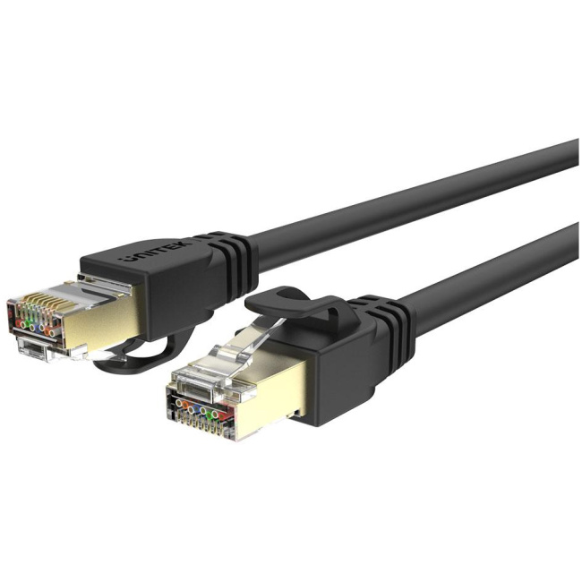 Unitek C1811EBK CAT7 SSTP Pure Copper Ethernet Cable 3.0m Black - Image 2