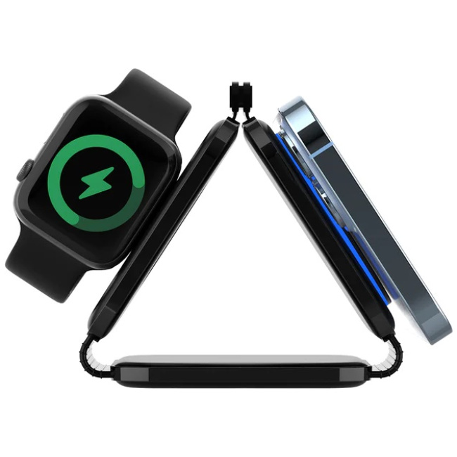 Unitek Charge QI 3in1 MagSafe Foldable Wireless Charger 15W P1223A - Image 3