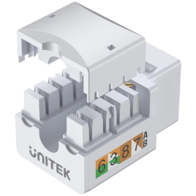 Unitek Network Modular Keystone CAT6 90 degree T012A