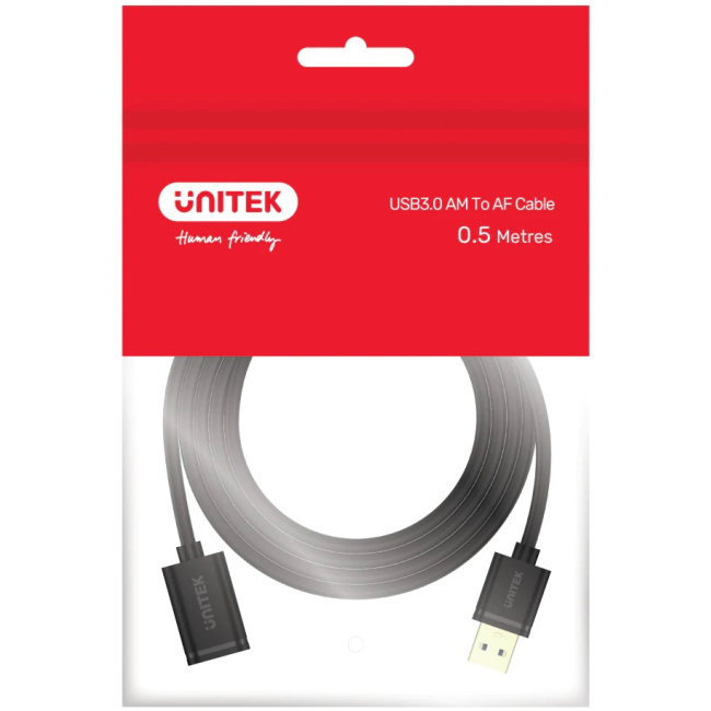 Unitek UCE USB-A 3.0 Extension Cable 0.5m Y-C456GBK - Image 6