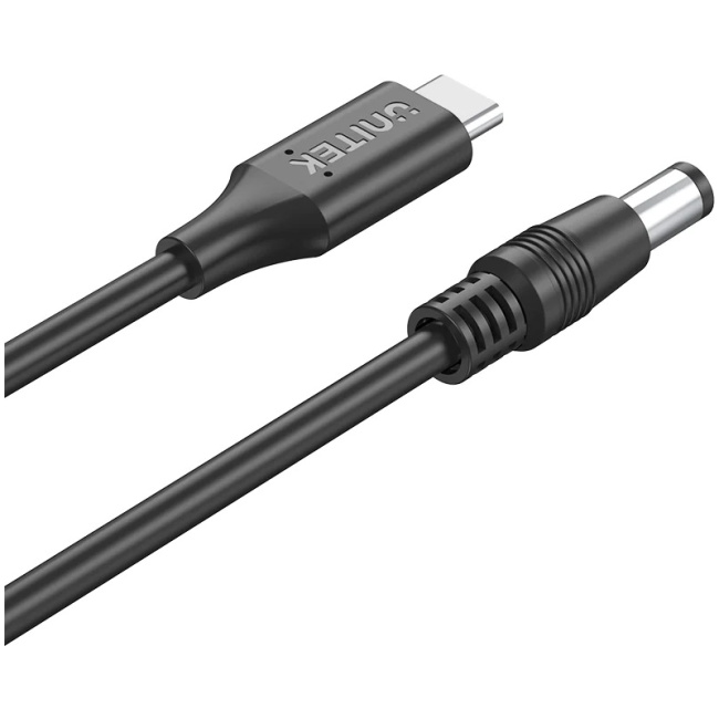 Unitek USB-C to DC Cable 1.8m 65W for Toshiba-Asus 5.5x2.5mm C14116BK - Image 2