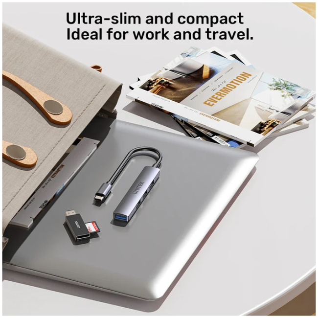 Unitek USB-C Hub 4port 3xUSB2.0 1xUSB3.0 H1208B - Image 5