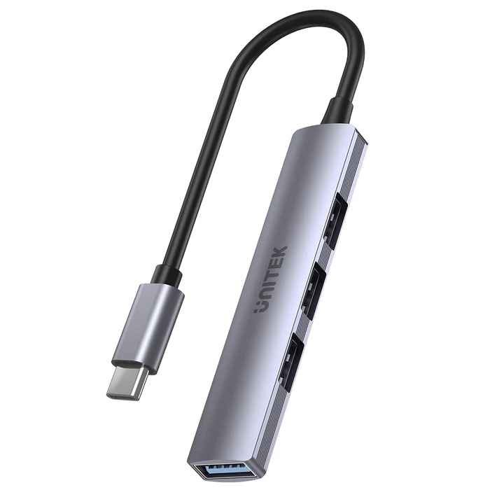 Unitek USB-C Hub 4port 3xUSB2.0 1xUSB3.0 H1208B Unitek USB-C Hub 4port 3xUSB2.0 1xUSB3.0 H1208B - Image 1