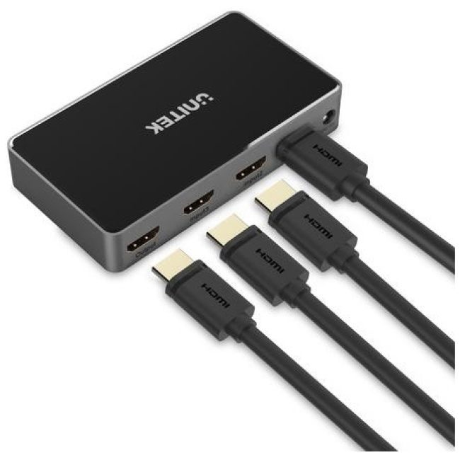 Unitek V1111A 4K HDMI Switch 3in-1out - Image 2