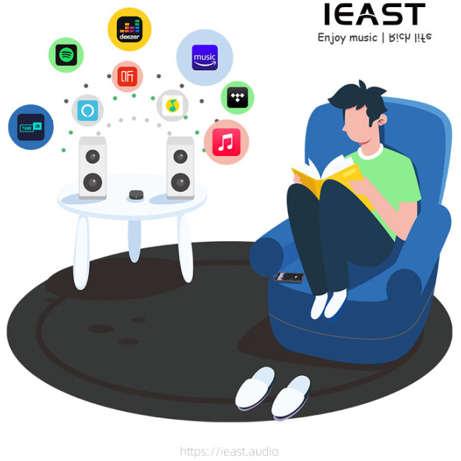 iEast Olio WIFI & Bluetooth Multiroom Audio Streamer Airplay2 - Image 9