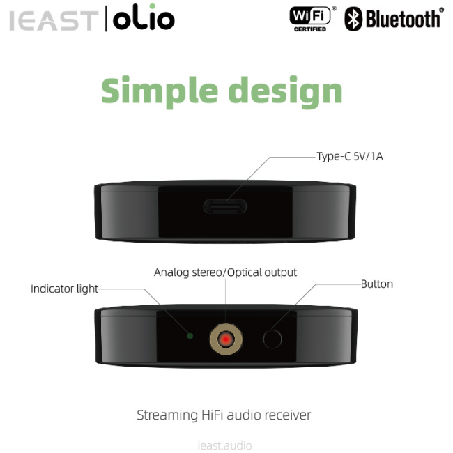 iEast Olio WIFI & Bluetooth Multiroom Audio Streamer Airplay2 - Image 10
