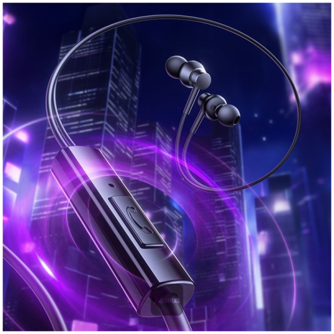 Baseus Earphones Wired Type C CZ17 Black - Image 5