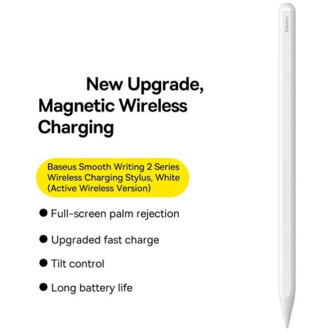 Baseus IT Stylus Active/Active USB-C with LED Indicators White - Image 6
