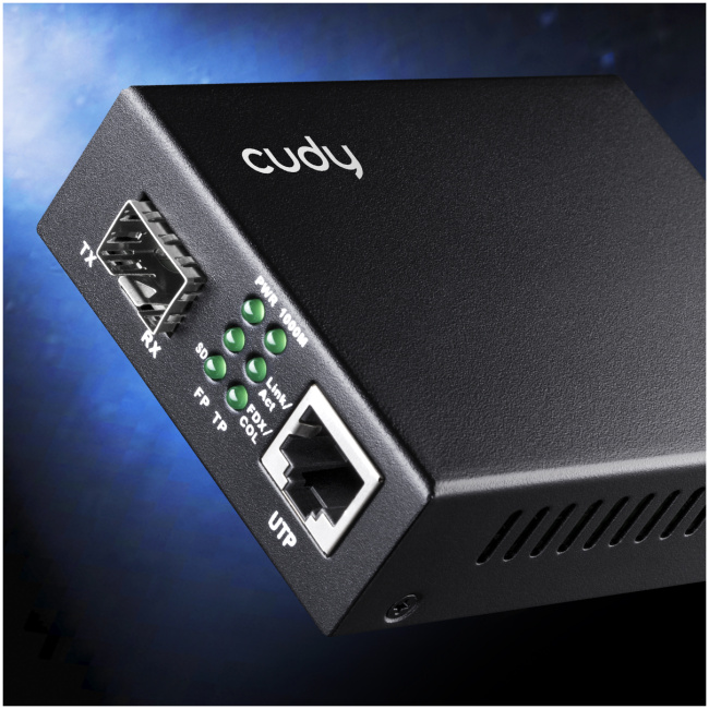 Cudy Fiber Media Converter SFP Slot to Gigabit Ethernet RJ45 MC220 - Image 5