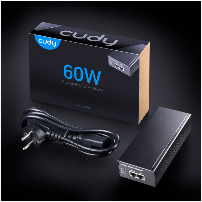 Cudy PoE Adapter/Injector Gigabit 802.3bt/at 60W POE300 - Image 4