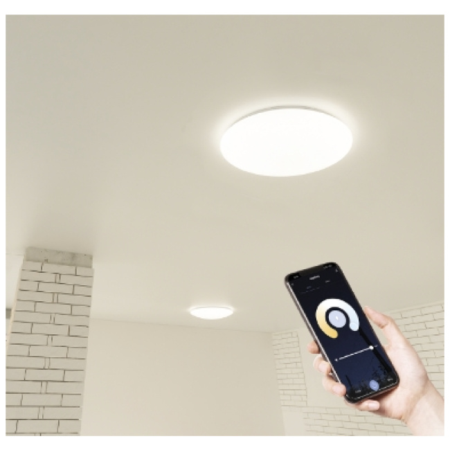 GBC HeyRing Circolina LED CCT Smart WiFI Ceiling Lamp Replacement w/RC - Image 2