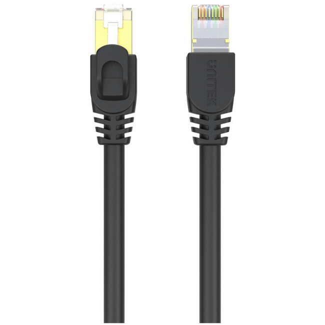 Unitek C1813EBK CAT7 SSTP Pure Copper Ethernet Cable 10.0m Black - Image 3